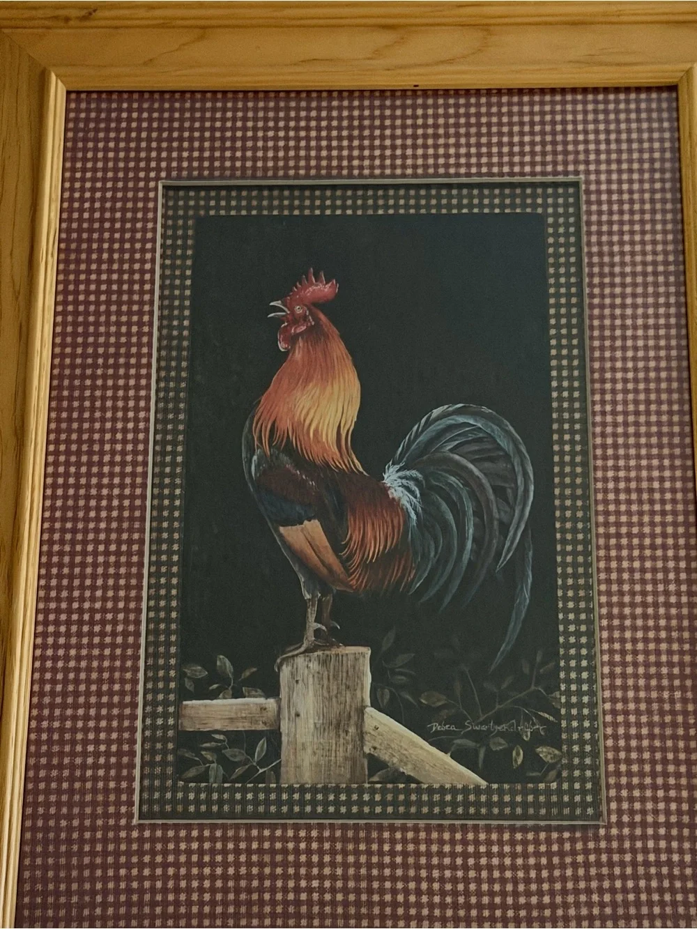 N/A colorful rooster